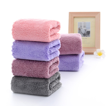 4-pack Childrens square towel baby saliva towel small towel soft than pure cotton absorbent baby thick wash towel