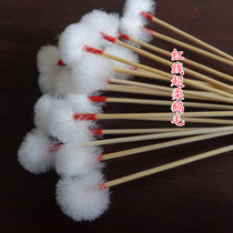 Sichuan Yangzhou ear picking tools Folk handmade professional bamboo handle goose feather stick ear cleaning hair ear digging ear spoon