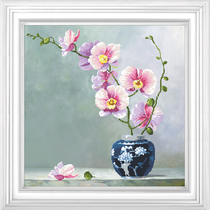 Cross stitch living room new simple modern home restaurant thread embroidery 2020 small self embroidery small pieces handmade 2021