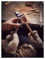 (Yesterdays Village) woodworking course scoop class handmade wooden spoon customization