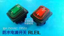 Taiwan RLEIL waterproof ship rocker switch with light 4 feet 2 gears waterproof ship switch rocker switch