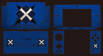 3DS pain stickers pain machine film stickers Monster Hunter blue X limited MH color stickers animation color film accessories