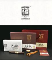 Black Tea Hunan Anhua Black Tea Baisha Creek Tianfu Tea Three years old 1kg Fu brick Tea Jinhua Fu brick tea sample