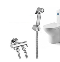 Saint-Er Le toilet copper quick open valve toilet angle valve spray bathroom double triangle valve womens washer set