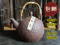 1L large-capacity purple sand clay pot ceramic boiling water pot Tioliang pot electric pottery stove cooking teapot Poole tea black tea machine