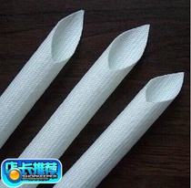 1 5-10mm fine tube glass fiber tube (white) high temperature resistant sleeve insulation wiring thermal type tube