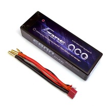 Grignard flagship ACE 6800mah 2S 7 4V 50C car hard shell lithium battery pack pluggable banana cable