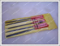 Five-set contusion knife plastic handle Diamond file flat triangle tip-back File