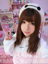 (Small Ps handmade) Pure handmade super marines big white beret