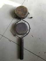 Hot selling antique old objects folk collection goods man hand-shaking rattle