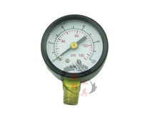 Filter pressure gauge model Air pump oil-water separator pressure gauge oil-water grid gauge water grid pressure gauge