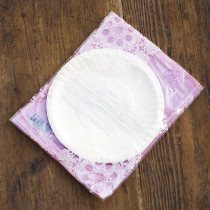 Pink Lace Disposable Cake Tray Cake Tray Individually Wrapped 5 Set Cake Tray Fork Bag Wrinkles