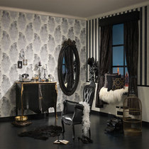 German original imported wallpaper neoclassical modern simple old style living room bedroom background wall plain color wallpaper