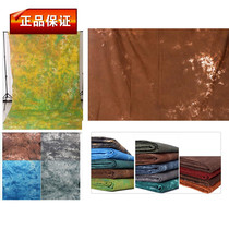 Studio photography Tie-dye background cloth Studio wedding photo shooting pure cotton cloth Childrens hand painting meaning seamless background