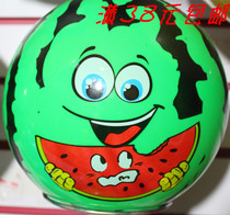 Childrens sports outdoor toys thickened smiley face pattern Watermelon ball cartoon ball Kindergarten activity pat ball
