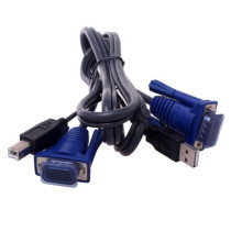 Tete K001 KVM cable USB printing line vgaline KVM switcher dedicated line 1 5 m