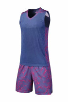 (Zhengda Sports-Chengdu) 18 light board basketball suit set group purchase printed jersey 813 basketball training suit