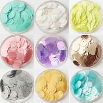 Sub-color high temperature bright sheet 10mm side holes bright sheet diy handmade bead piece clothing accessories dance dress wedding dress