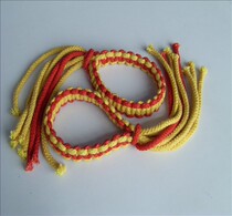 KOW professional handmade cotton rope fine woven two-color Muay Thai auspicious ring arm ring Eight rings Muay Thai arm hoop custom