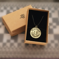 Harry Potter Peripheral Necklace Three-quarter of a Ticket Platform pendant Gift Harry Potter