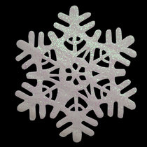 Hibao Christmas tree decoration foam gold powder snowflake patch window glass wall flat landscape pendant jewelry