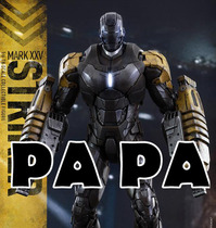 New off-the-shelf HOTTOYS HT MMS277 Iron Man 3 MK25 Raiders Striker