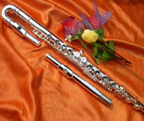 Childrens flute elbow flute 16-hole plus E-key nickel-plated test performance