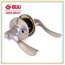 Stainless Steel Gold Solid Force 5441 Ball Three Pole Interior Lock Bedroom Door Handle Door Lock Pure Copper Lock Core Promotion