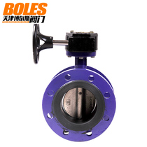 D341X-16 Flange Butterfly Valve Manual Soft Seal Flange Butterfly Valve Turbine Butterfly D341X-16