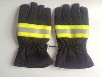 Firefighter fire protection gloves fire rescue waterproof flame retardant heat resistant gloves cut fire protection gloves