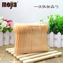 Plastic disposable ice cream spoon dessert spoon snow cake spoon shaved ice spoon spoon about 100 bags