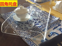  Direct sales European-style rectangular transparent fruit dried fruit candy tea tray Fashion creative acrylic hotel supplies tray