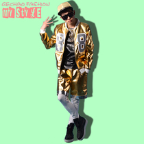 Exclusive ] Nightclub male singer DSDJ Right Zhilong GD Fenggold Specifications letter hip hop bar performing clothes accessories