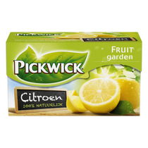 Dutch original imported pickwick lemon fruit tea fruit tea tea bag boxed 20 packets of lemon black tea