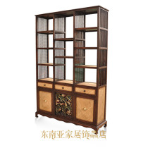 Thailand imported Bogu shelf Thai antique rack Dobao Pavilion solid wood display cabinet Bogu shelf storage cabinet