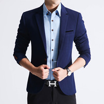 Spring casual suit mens Korean slim small suit mens jacket Youth business mens single West career trend