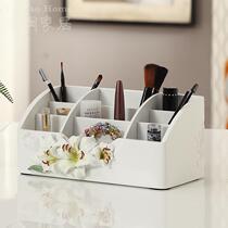 European multifunctional cosmetics storage box table office creative desktop finishing remote control storage box