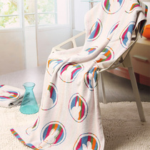 Gold Miffy 2nd Grade Pure Cotton Bath Towel MF3068W Lovely Miffy Thick Soft Absorbent Full