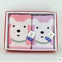 Gold Cotton Two Face Towels G1850WH Towel Gift Box Benefits Wedding Gift Low Price Promotion