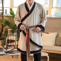 Chinese style ancient costume Hanfu Male Kaftan National style knight scholar costume Male retro style Martial arts drama performance costume