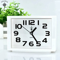 Polaris fashion silent table wall hanging cute simple lazy student old man big word alarm clock