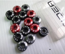 RIDEA T6 aluminum alloy CNC color tooth plate screw plate Ding 5MM 8MM BIRDY