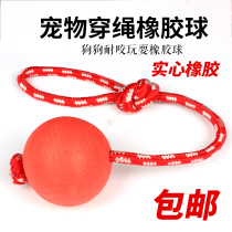 Pet dog toy Dog Rubber solid elastic ball Small medium large dog Golden Retriever Teddy Molar cleaning training ball