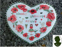 Italian SARA original embroidery Your Heart