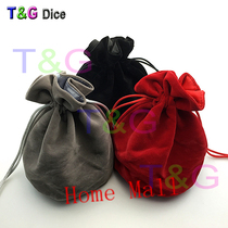 TOP Quality Dice bag Jewelry Packing Velvet bag 6*5 5 Velve