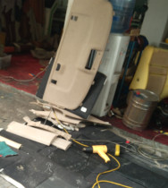 Car interior color renovation Car interior ceiling ABC bag suede turn fur