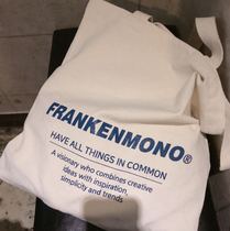 South Korean frankenmono canvas bag sails cloth bag eco-friendly bag Single shoulder bag backpack