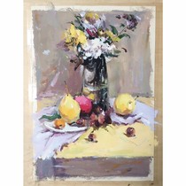 Still life gouache painting Still Life watercolor painting finished painting gouache painting generation painting gouache painting