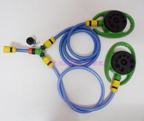 New watering flower irrigation roof cooling 2 multifunctional sprinklers with valve splitter sprinkler nozzle set