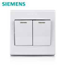 Siemens switch panel Siemens switch socket product suitable series Yabai two open single control switch fluorescence